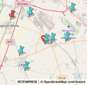 Mappa Via Lombardia, 25016 Ghedi BS, Italia (5.73182)