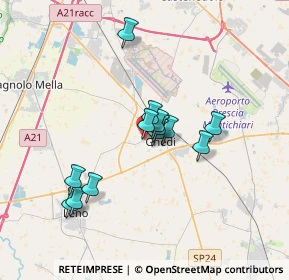 Mappa Via Lombardia, 25016 Ghedi BS, Italia (2.78)