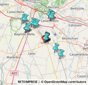 Mappa Via G. Mazzini, 25016 Ghedi BS, Italia (5.28895)