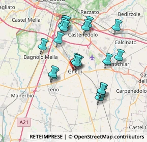 Mappa Via G. Mazzini, 25016 Ghedi BS, Italia (6.803)