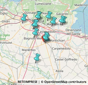Mappa Via G. Mazzini, 25016 Ghedi BS, Italia (11.695)