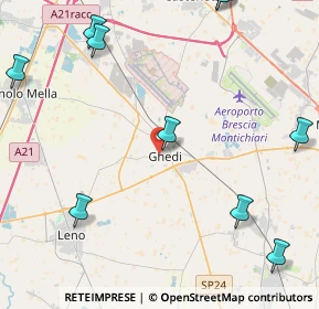 Mappa Via G. Mazzini, 25016 Ghedi BS, Italia (6.70643)
