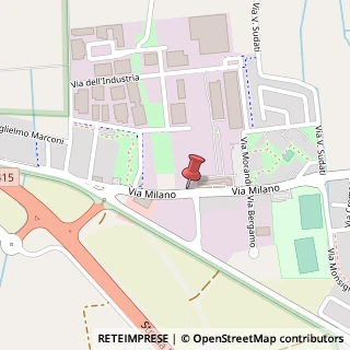 Mappa Via Milano, 22, 26016 Spino d'Adda, Cremona (Lombardia)