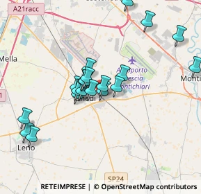 Mappa Via Ugo Foscolo, 25016 Ghedi BS, Italia (3.28)