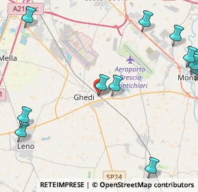 Mappa Via Ugo Foscolo, 25016 Ghedi BS, Italia (7.016)