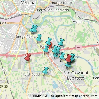 Mappa Via Don Francesco Leardini, 37134 Verona VR, Italia (1.6375)