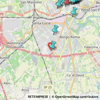 Mappa Via Enrico Fermi, 37135 Verona VR, Italia (3.836)