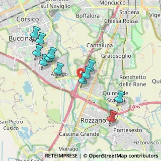 Mappa Assago Milanofiori Forum, 20090 Assago MI, Italia (1.87083)