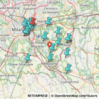 Mappa Viale Risorgimento, 20060 Mediglia MI, Italia (7.7105)