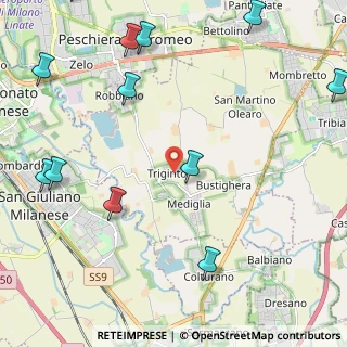 Mappa Viale Risorgimento, 20060 Mediglia MI, Italia (3.07333)