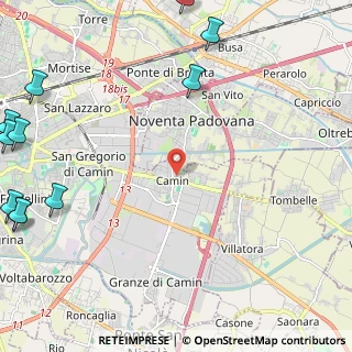 Mappa Via Fulvio Pendini, 35127 Padova PD, Italia (3.75545)