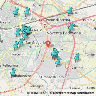 Mappa SPAZIONODO, 35127 Padova PD, Italia (2.521)