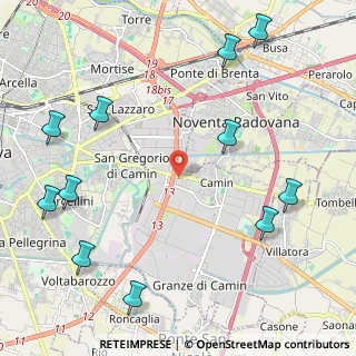 Mappa SPAZIONODO, 35127 Padova PD, Italia (2.87273)