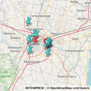 Mappa SPAZIONODO, 35127 Padova PD, Italia (4.07917)