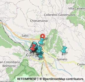 Mappa Località Parrocchia, 10082 Cuorgnè TO, Italia (1.45333)