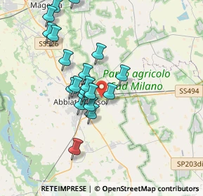 Mappa Cascina Rocca, 20080 Albairate MI, Italia (3.2455)