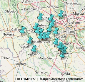 Mappa Cascina Rocca, 20080 Albairate MI, Italia (10.738)