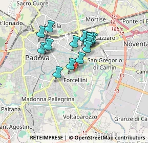 Mappa 35128 Padova PD, Italia (1.37813)