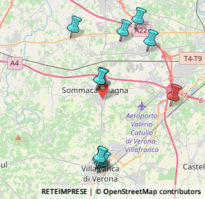 Mappa Via del Commercio, 37066 Sommacampagna VR, Italia (4.44818)