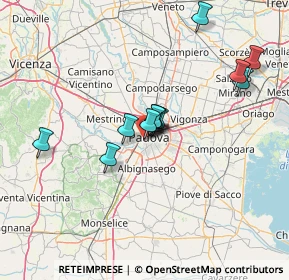 Mappa Via Montebello, 35141 Padova PD, Italia (11.6975)