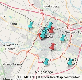 Mappa Via Montebello, 35141 Padova PD, Italia (2.52)