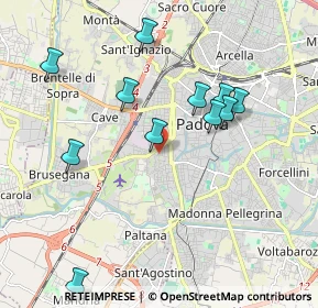 Mappa Via Montebello, 35141 Padova PD, Italia (1.96273)