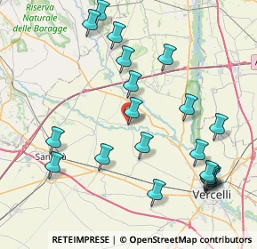 Mappa Via Medico Gallo, 13030 Casanova Elvo VC, Italia (9.0755)