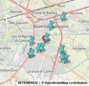 Mappa Piazza Aldo Moro, 35129 Padova PD, Italia (1.55182)