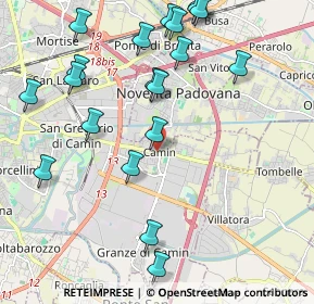 Mappa Piazza Aldo Moro, 35129 Padova PD, Italia (2.4275)