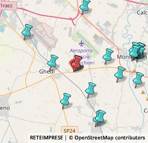 Mappa Strada Montichiari, 25016 Ghedi BS, Italia (4.724)