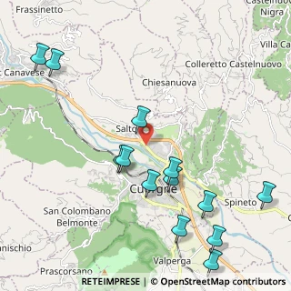 Mappa Via Fratelli Rosselli, 10082 Cuorgnè TO, Italia (2.48769)