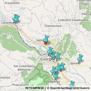 Mappa Via Fratelli Rosselli, 10082 Cuorgnè TO, Italia (2.665)