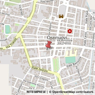 Mappa Via Grazio Cossali, 25, 25034 Orzinuovi, Brescia (Lombardia)