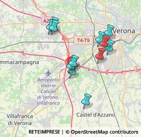 Mappa Via S. Luca, 37062 Dossobuono VR, Italia (3.31167)