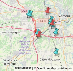 Mappa Via S. Luca, 37062 Dossobuono VR, Italia (3.43545)