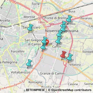 Mappa Via dell'Artigianato, 35127 Padova PD, Italia (1.73)