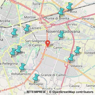 Mappa Via dell'Artigianato, 35127 Padova PD, Italia (2.87273)