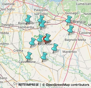 Mappa Via F. Cavallotti, 25034 Orzinuovi BS, Italia (11.05)
