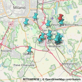 Mappa Via Iseo, 20098 Area Industriale MI, Italia (3.26)