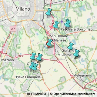 Mappa Via Iseo, 20098 Area Industriale MI, Italia (4.02615)