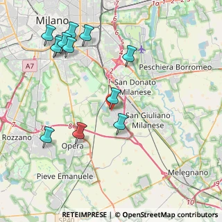 Mappa Via Iseo, 20098 Area Industriale MI, Italia (4.76583)