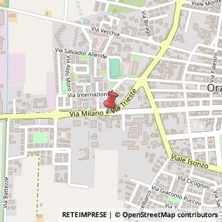 Mappa Via Milano, 3, 25034 Orzinuovi BS, Italia, 25030 Orzivecchi, Brescia (Lombardia)