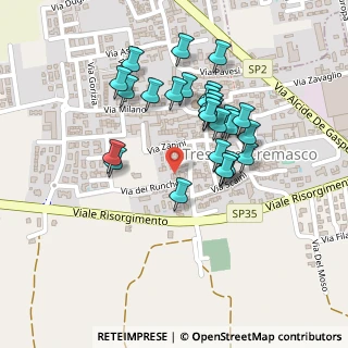 Mappa Via Verdelli, 26017 Trescore Cremasco CR, Italia (0.20357)