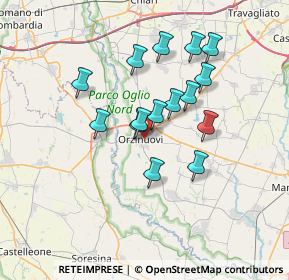 Mappa 25034 Orzinuovi BS, Italia (5.79267)