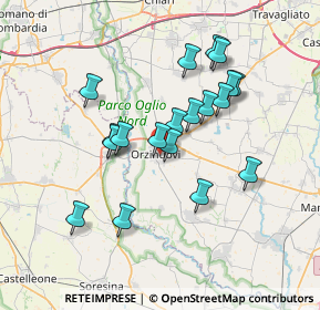 Mappa 25034 Orzinuovi BS, Italia (6.31053)