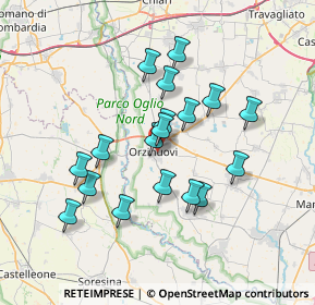 Mappa 25034 Orzinuovi BS, Italia (6.22222)