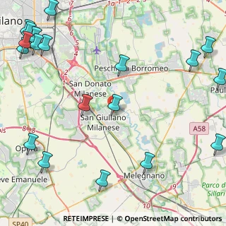 Mappa Via Giovanni Boccaccio, 20098 San Giuliano Milanese MI, Italia (6.773)