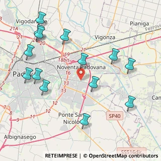 Mappa Via Borgogna, 35127 Padova PD, Italia (4.875)