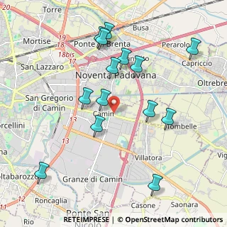 Mappa Via Borgogna, 35127 Padova PD, Italia (2.08214)