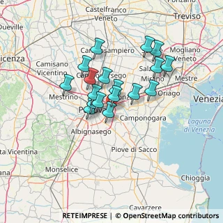 Mappa Via Borgogna, 35127 Padova PD, Italia (10.59167)
